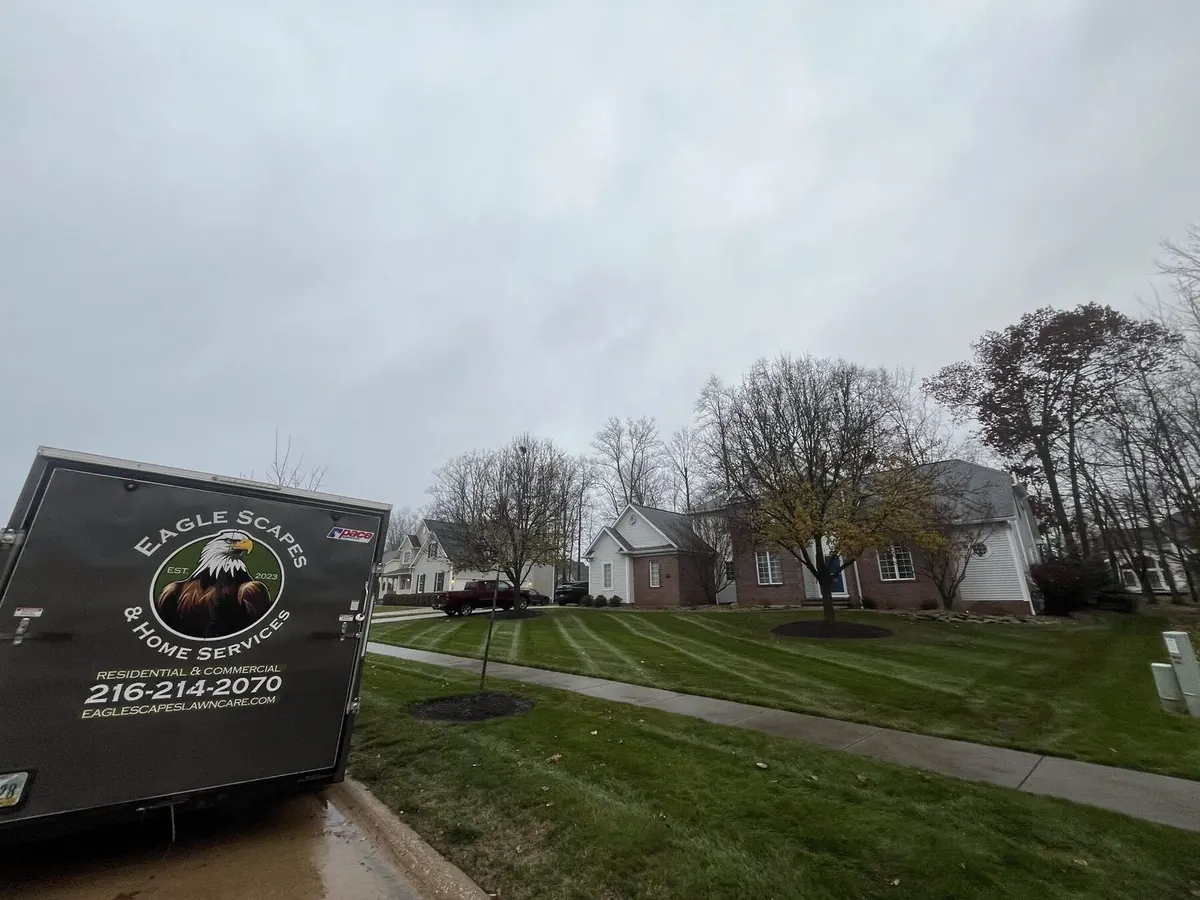 Truck at residential job